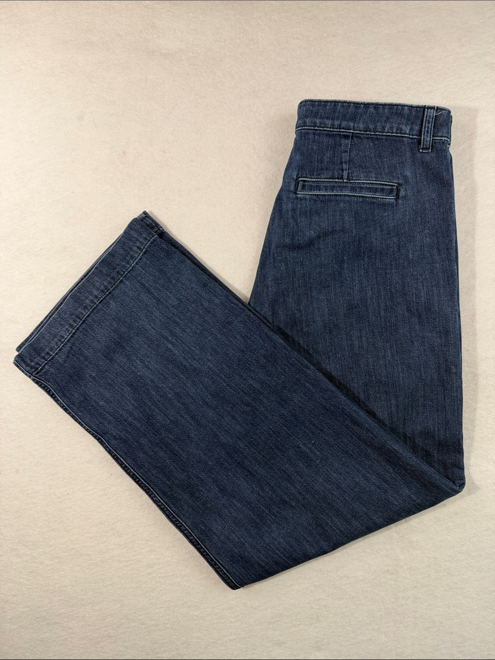 J. Crew women’s wide leg -Leg trouser Jeans in Dark Blue